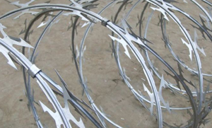 Fish-Hook Blade CBT-60 Concertina Razor Wire